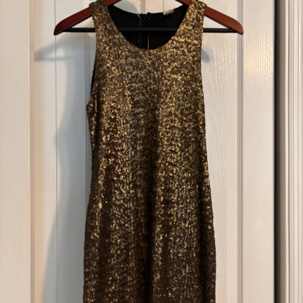 Rokoko by Dazz bronze sequin minidress